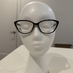 Lulu Guinness‎ Eyeglasses Frame Only LG94 Brown Tortoise B:37 53-15-135 Cat Eye